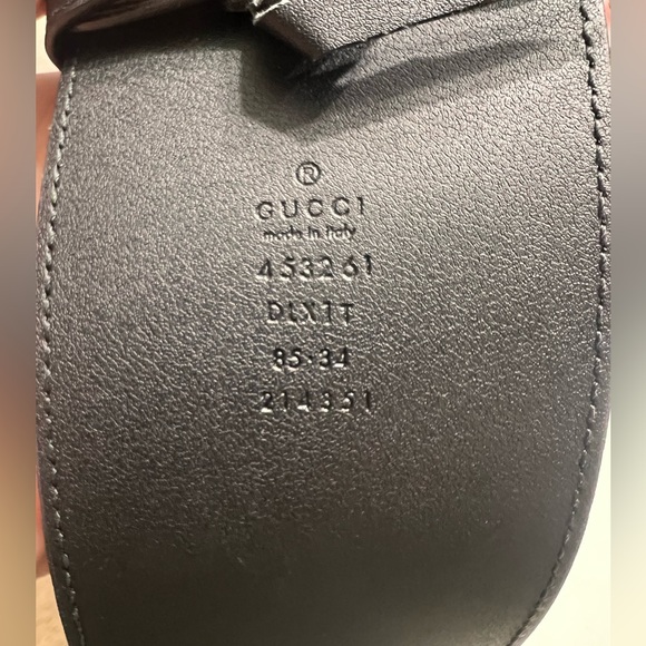 AUTHENTIC - Gucci Pearl Double G Wide Belt - Picture 2 of 5